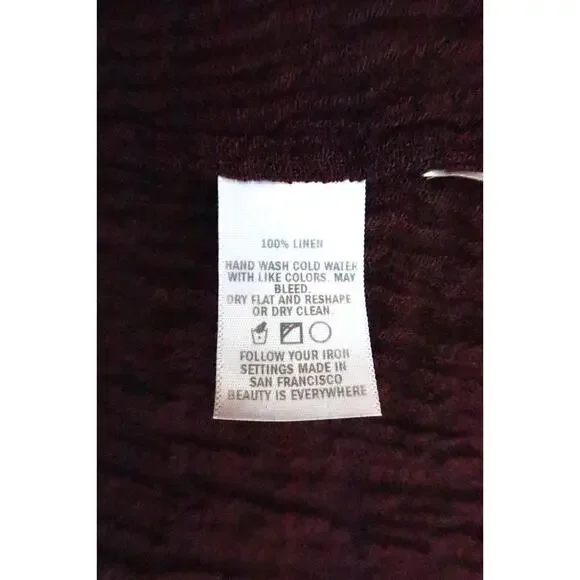 ERICA TANOV Linen Gauze Plisse Crinkle Dolman Blouse Top Garmentory 3 XL $325 - Picture 11 of 11